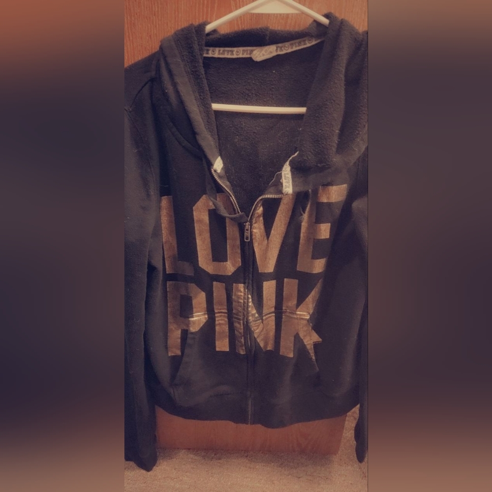 VS PINK zip up hoodie
